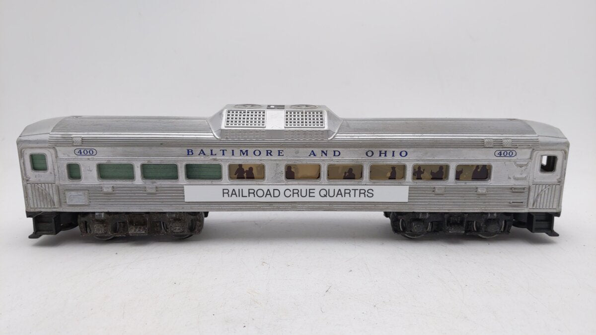 Lionel 400 Vintage O Unpowered Baltimore & Ohio Commuter Car (Custom)