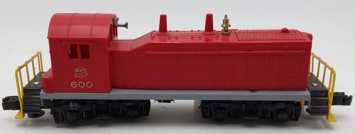 Lionel 600 Vintage O MKT NW-2 Diesel Locomotive w/Yellow Handrails VG