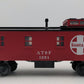 MTH 33-7804 O Gauge Santa Fe Woodsided Caboose #1351 EX