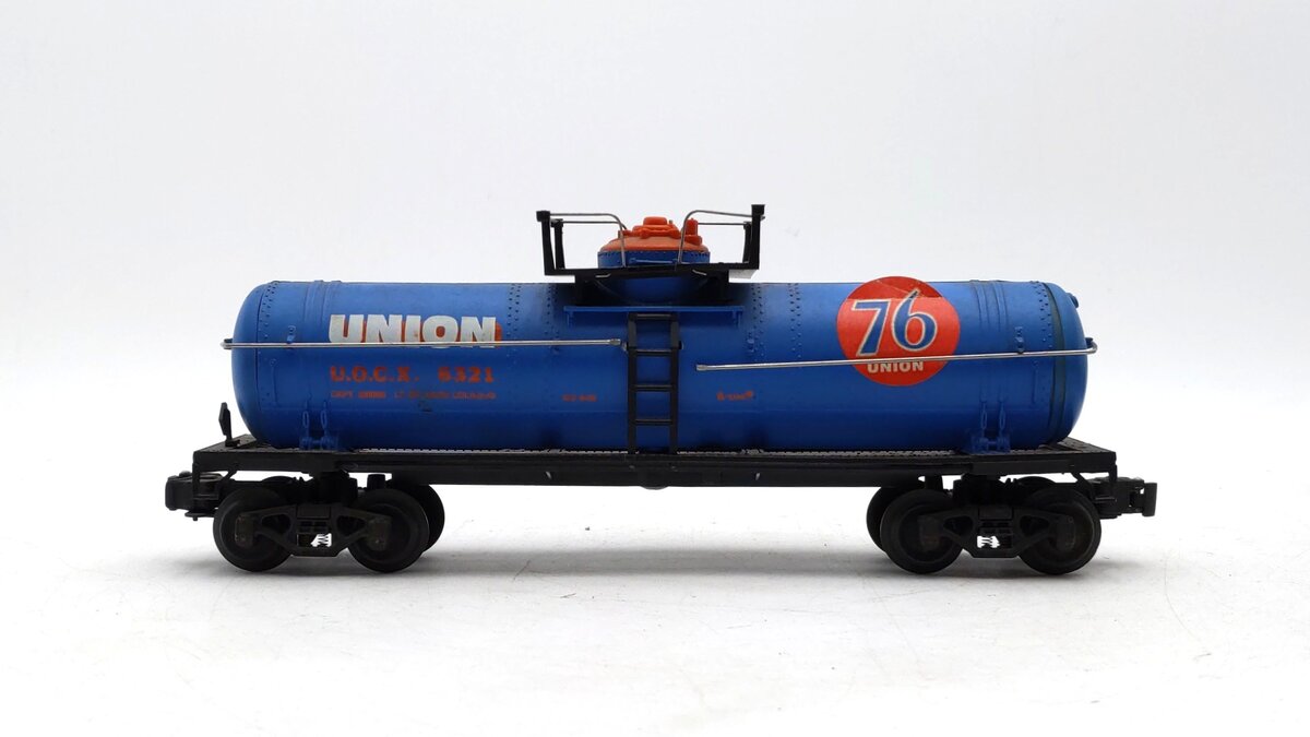 K-Line K6321 O Gauge Union 76 Single Dome Tank Car #6321 VG