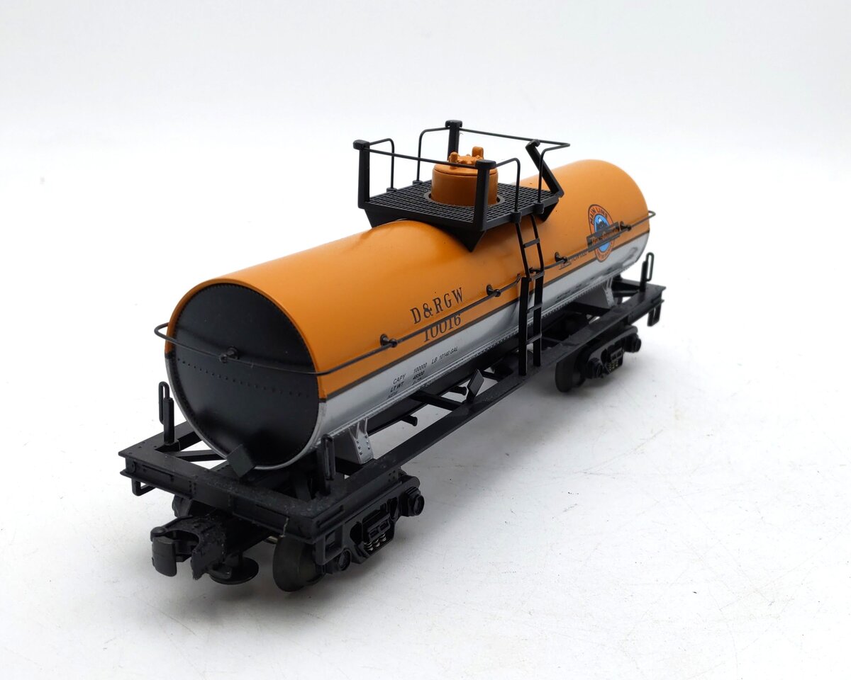MTH 20-90089 O Gauge Denver & Rio Grande Western Single Dome Tank Car #10016 EX