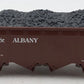 K-Line K623-3181 O Gauge Boston & Albany Die Cast 4-Bay Hopper with Coal Load EX