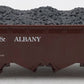 K-Line K623-3181 O Gauge Boston & Albany Die Cast 4-Bay Hopper with Coal Load EX