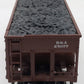 K-Line K623-3181 O Gauge Boston & Albany Die Cast 4-Bay Hopper with Coal Load EX