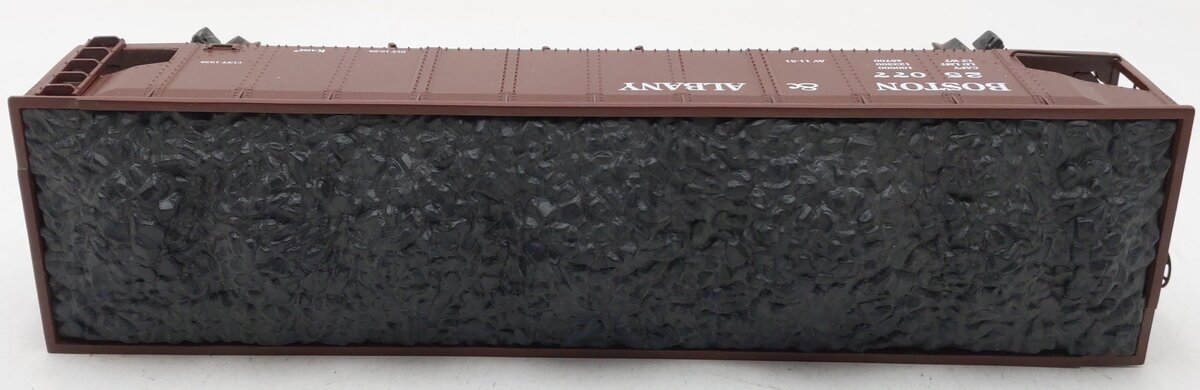K-Line K623-3181 O Gauge Boston & Albany Die Cast 4-Bay Hopper with Coal Load EX