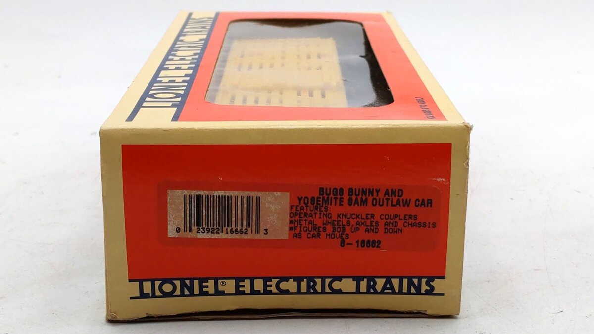 Lionel 6-16662 O Gauge Bugs Bunny & Yosemite Sam Outlaw Car LN/Box