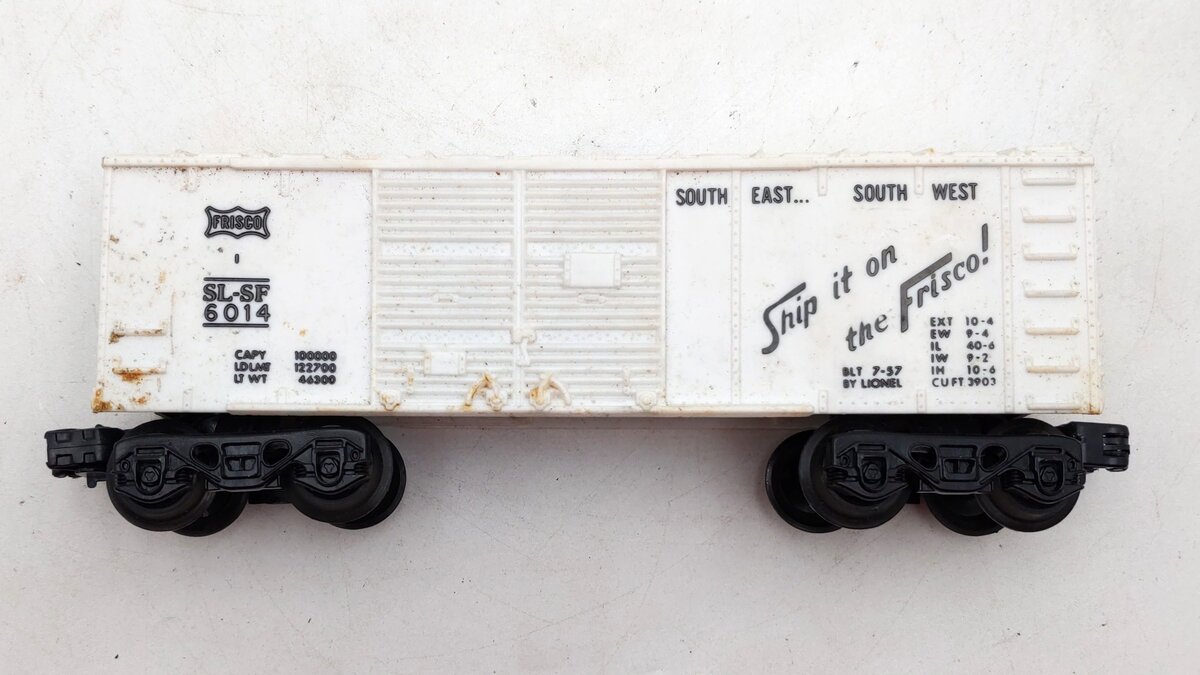 Lionel 6-6014 O Gauge Frisco SL-SF Box Car #6014 VG
