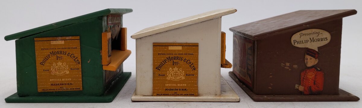 American Flyer 271 Vintage S 3-Piece Whistle Stop Building Set VG