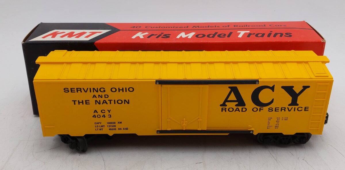 KMT 4043 Vintage O ACY "Road Of Service" Boxcar #4043 EX/Box