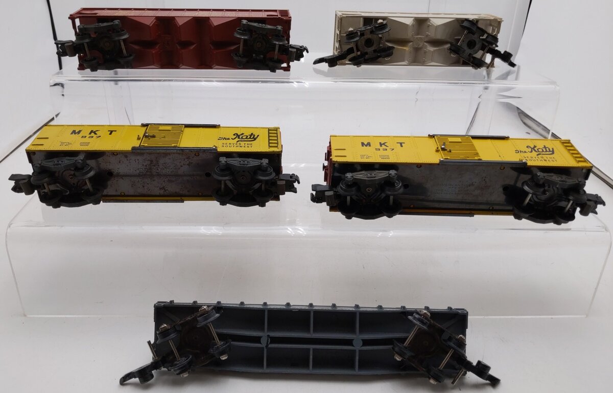 American Flyer Vintage S Freight Cars: 937, 42597, 632, 24216, & 937 [5] VG