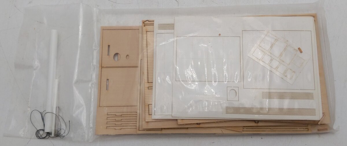 American Model Builders 164 HO Scale Laser Art Martinsburg Coal Mine #1 Wood Kit NIB