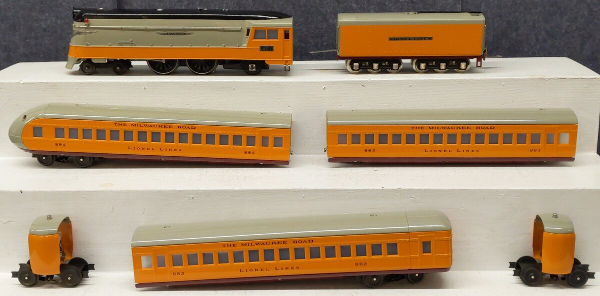 Lionel 6-51000 O Gauge Hiawatha Streamlined Steam Passenger Train Set LN/Box