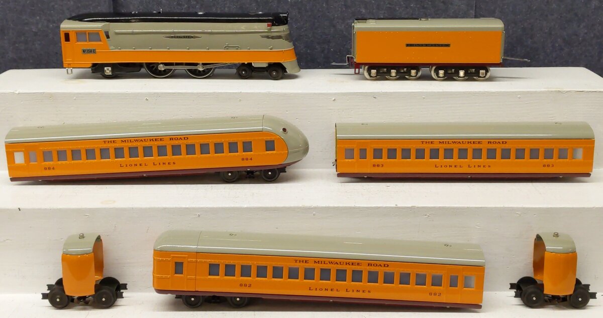 Lionel 6-51000 O Gauge Hiawatha Streamlined Steam Passenger Train Set LN/Box
