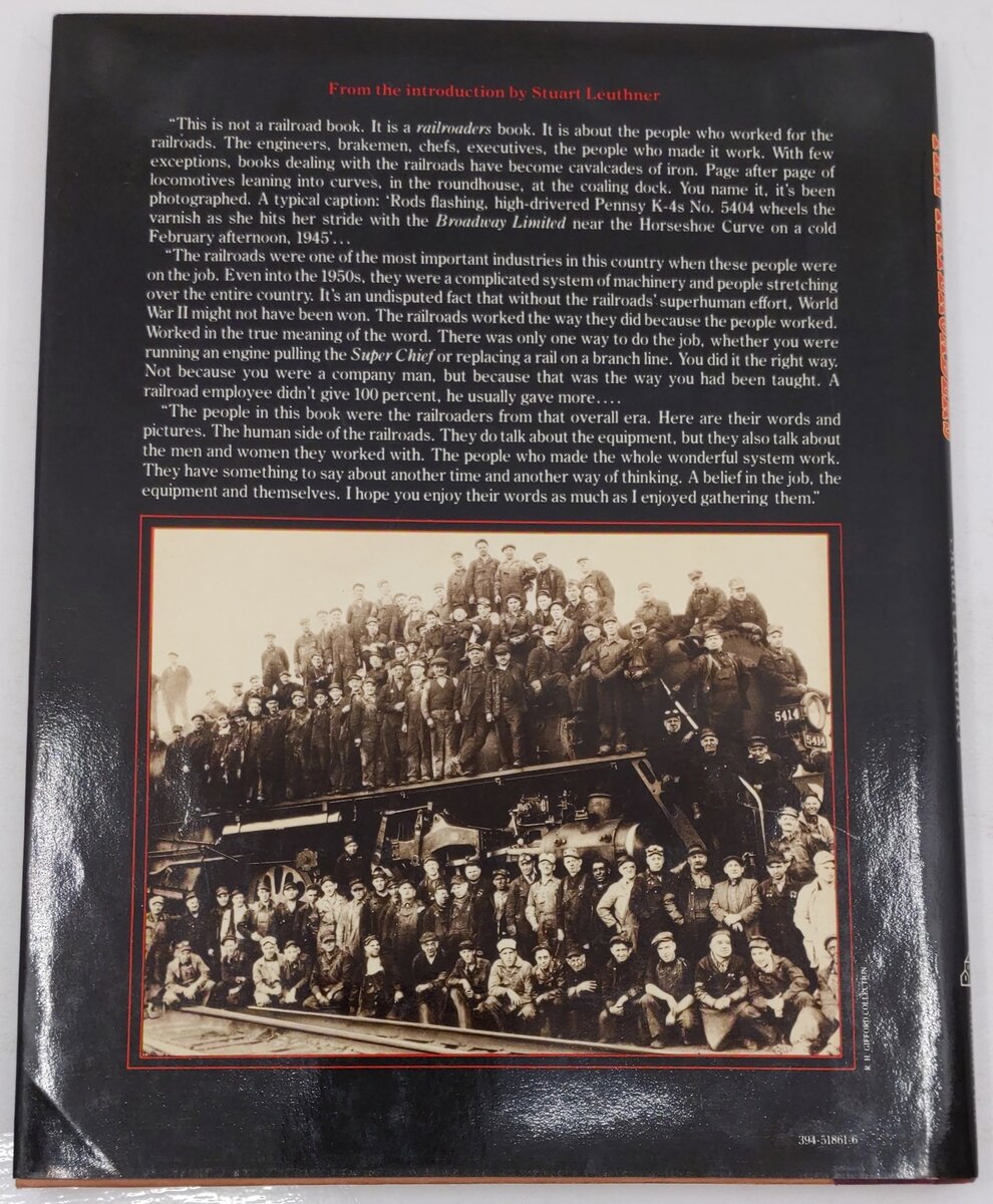 The Railroaders Hardcover Book By Stuart Leuthner VG