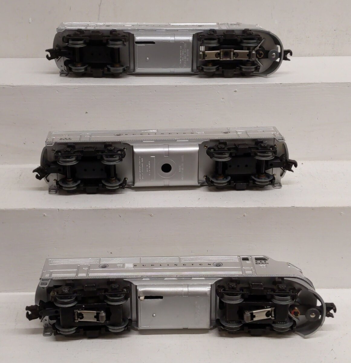 Lionel Burlington 8055, 8062, 8054 ABA Diesel Locomotive Set (3) EX