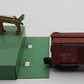 American Flyer K775 Vintage S Baggage Loading Platform w/ 974 Erie Boxcar VG/Box