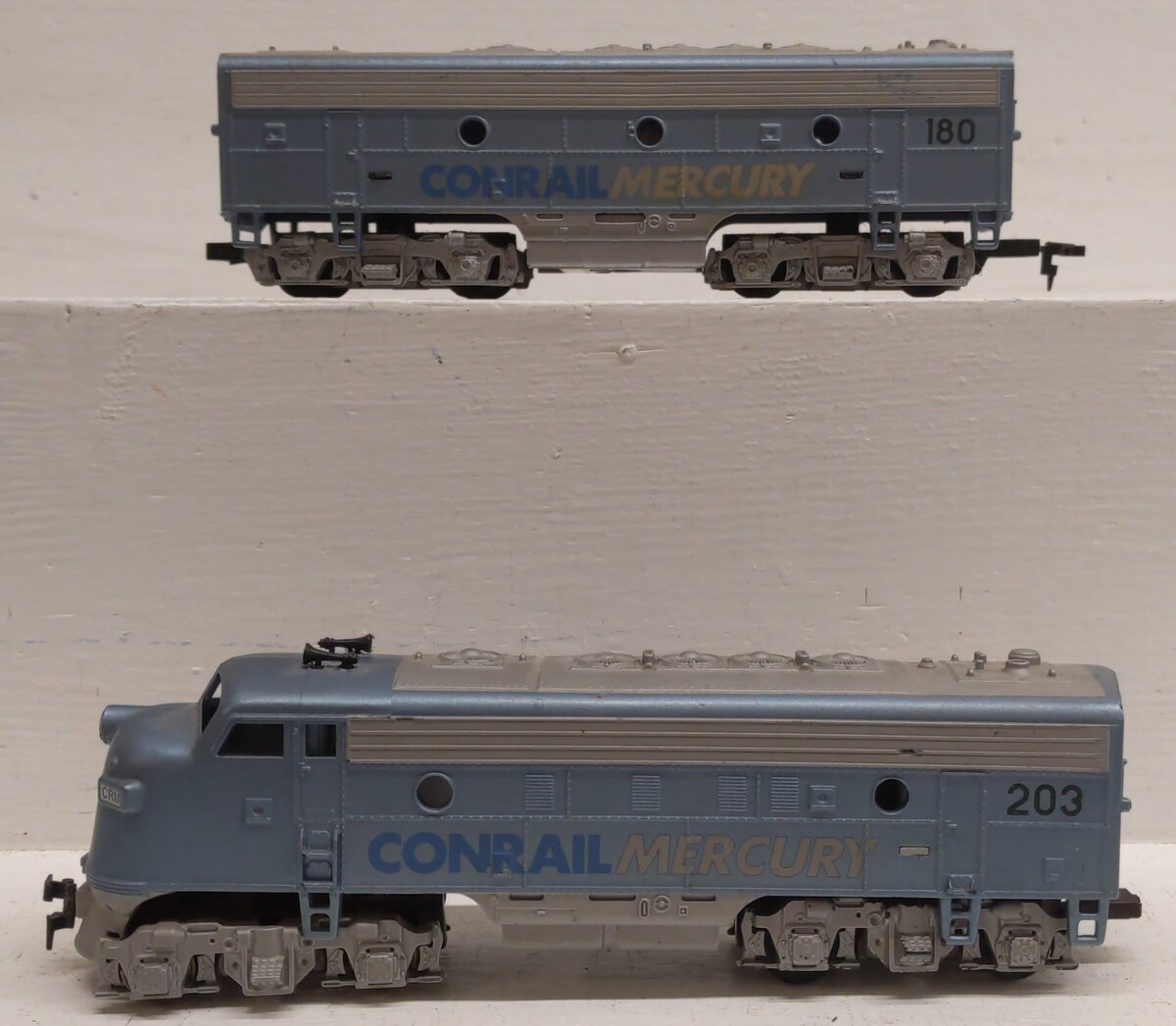 Mantua HO Conrail Mercury AB Locomotive Set VG