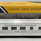 K-Line K4613-48449 O PRR California Zephyr "Silver Rapids" 21" Aluminum Sleeper VG/Box