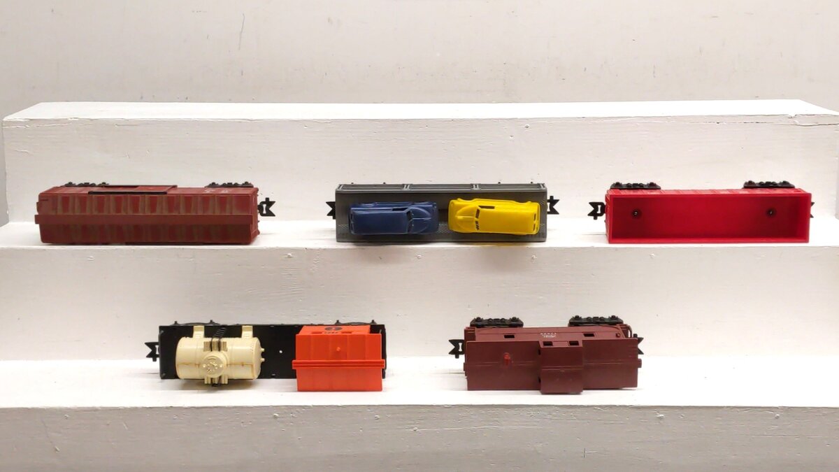 Marx Vintage O Gauge PW Freight Cars: 1015, 147815, 17858, 347100, & 51100 [5] VG
