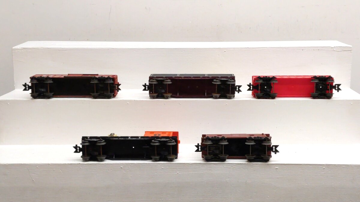 Marx Vintage O Gauge PW Freight Cars: 1015, 147815, 17858, 347100, & 51100 [5] VG
