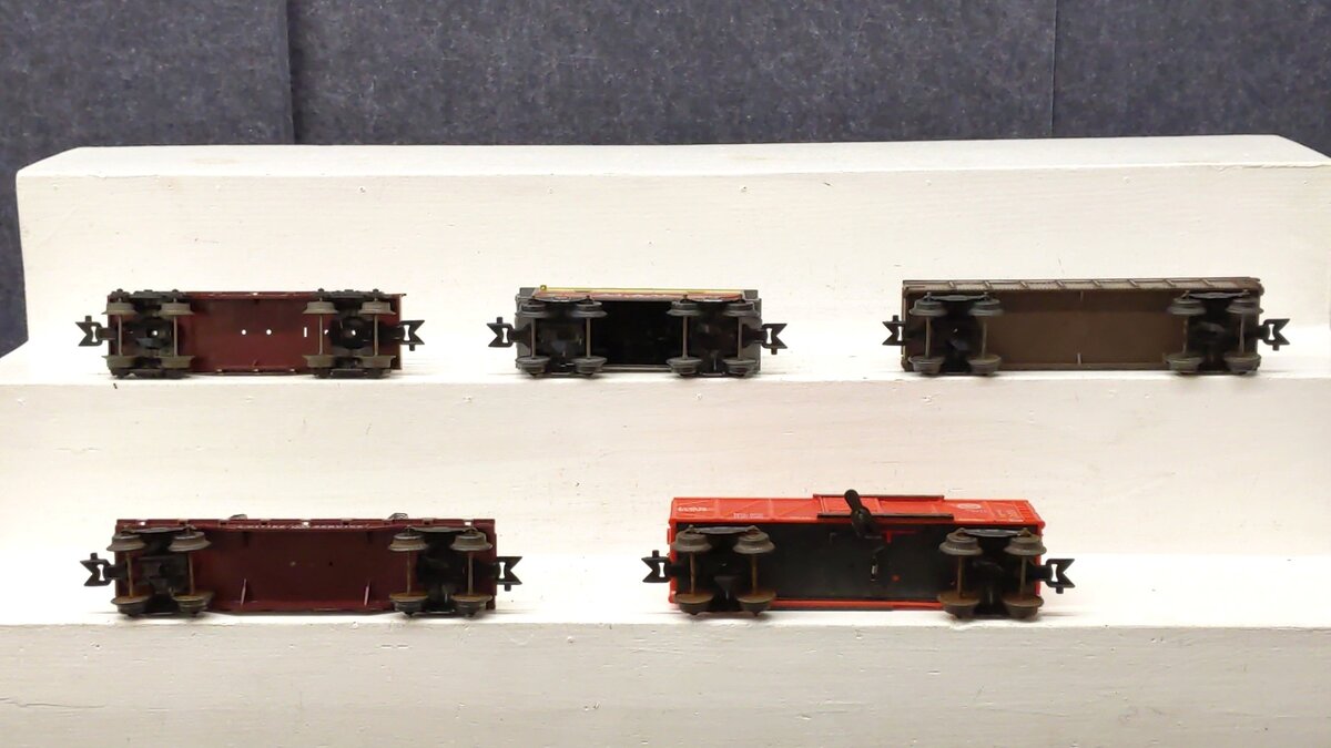 Marx Vintage O Gauge Postwar Freight Cars: 1977, 339234, & 54099 [5] VG