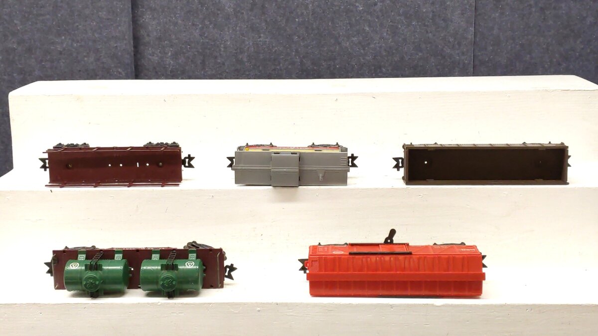 Marx Vintage O Gauge Postwar Freight Cars: 1977, 339234, & 54099 [5] VG