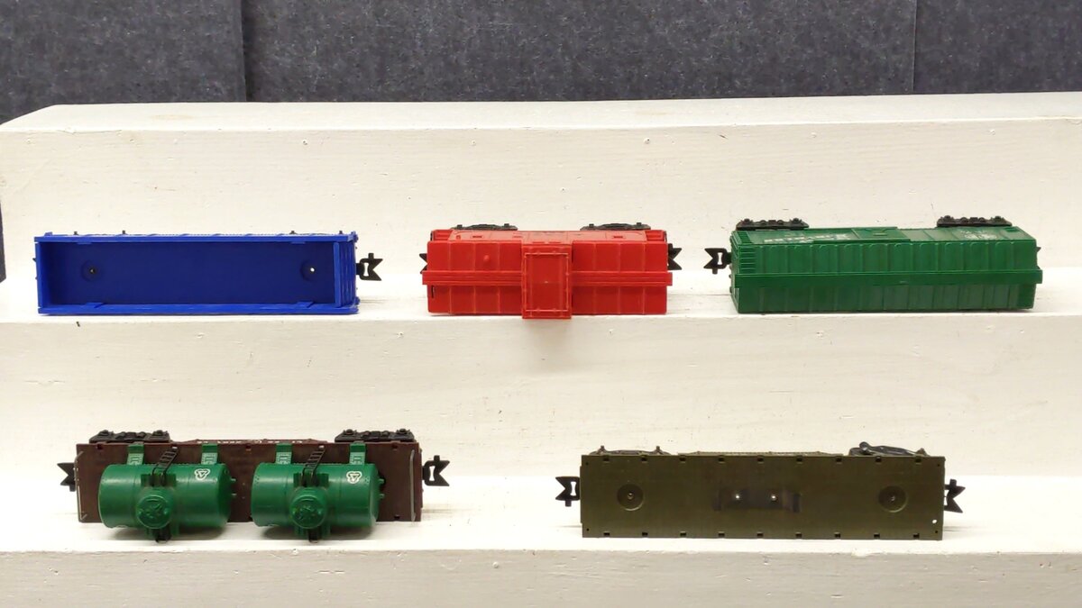 Marx Vintage O Gauge Postwar Freight Cars: 2246, 4427, 34178, & 51170 [5] VG