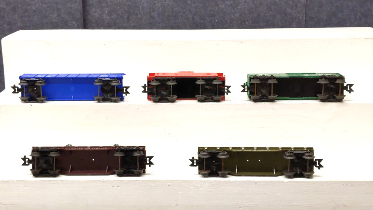 Marx Vintage O Gauge Postwar Freight Cars: 2246, 4427, 34178, & 51170 [5] VG