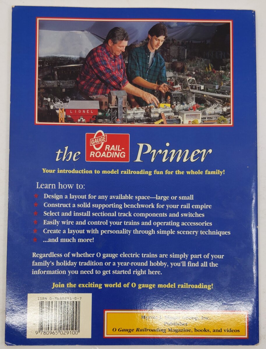 The O Gauge Rail Roading Primer Paperback Book By George A. McKelvy VG