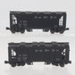 Kato 186-0206 N Scale Nickel Plate Road 2-Car Covered Hopper (Set of 2) EX