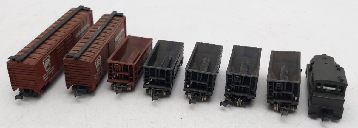 Atlas N Scale Freight Cars #140000,83247,893,78,83247,1698,93 [8] VG/Box