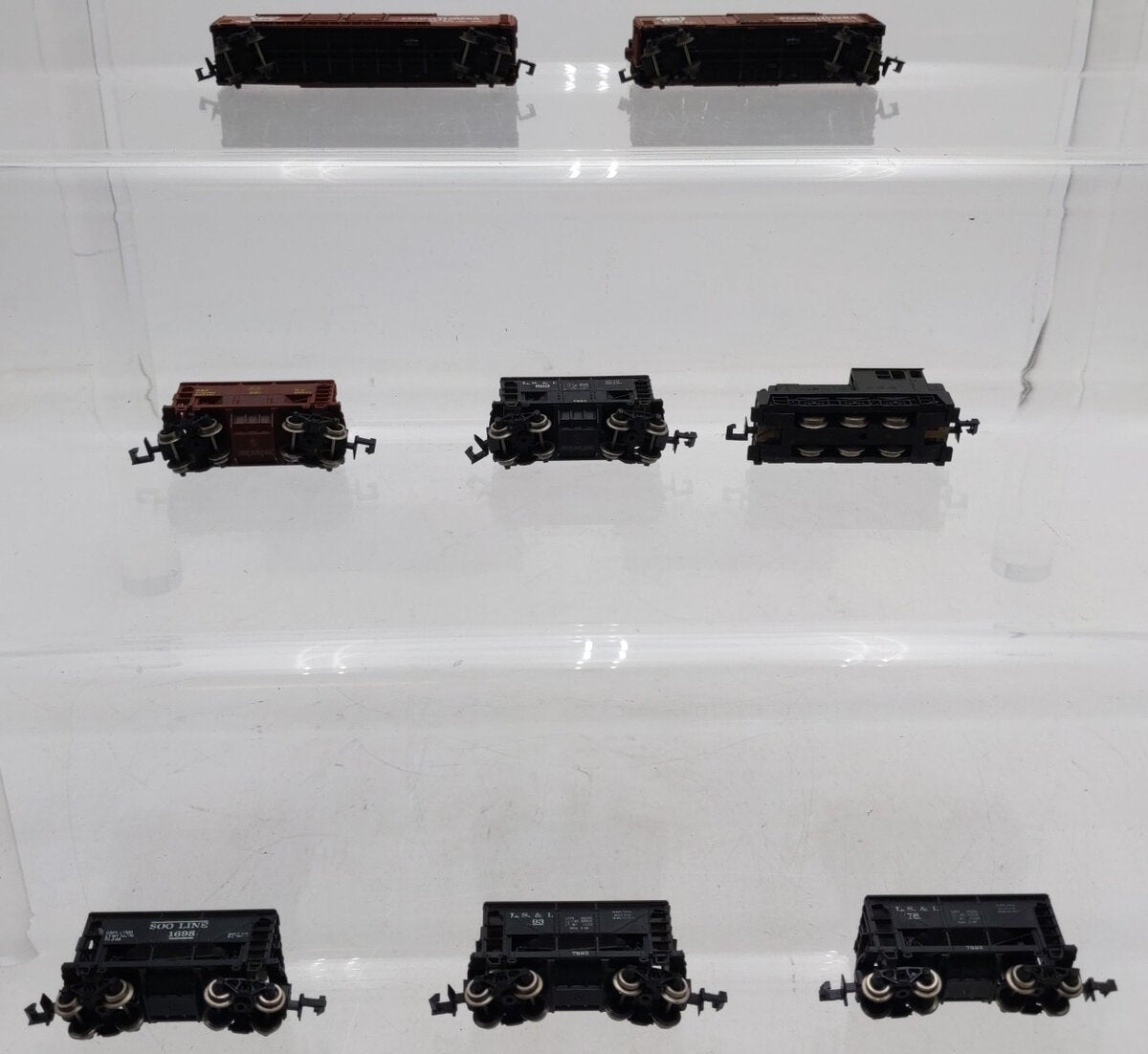 Atlas N Scale Freight Cars #140000,83247,893,78,83247,1698,93 [8] VG/Box