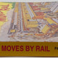 The Circus Moves by Rail Paperback Book By Tom Parkinson & Charles Philip Fox VG