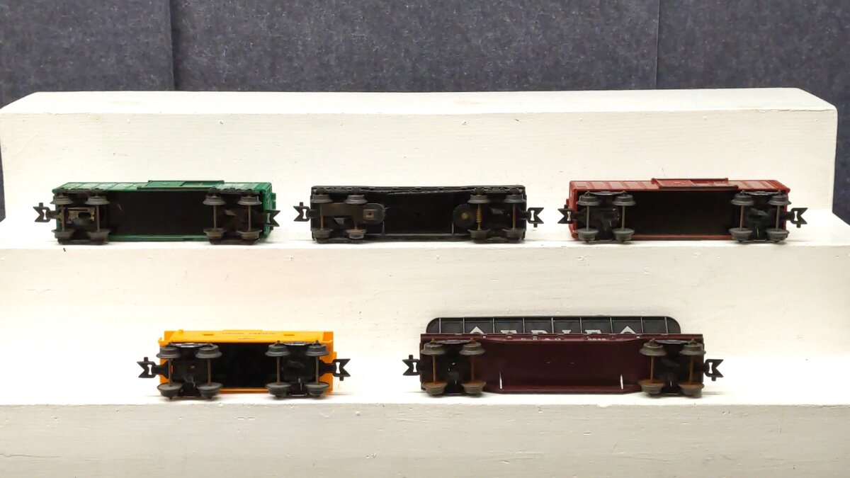 Marx Vintage O Gauge Postwar Freight Cars: 3900, 4583, 5545, 176893, 186028 [5] VG