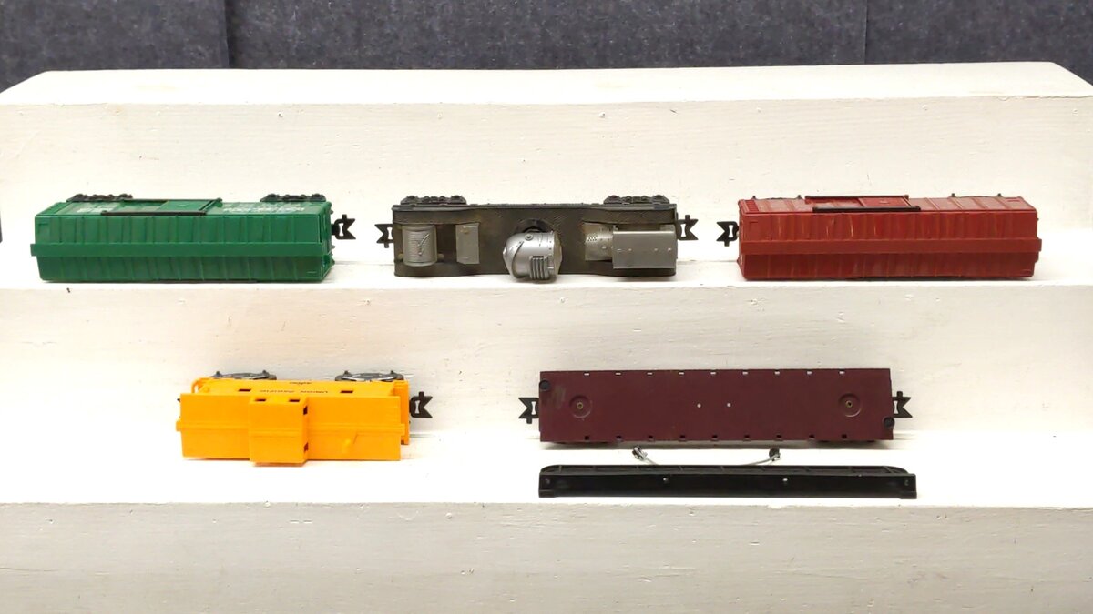 Marx Vintage O Gauge Postwar Freight Cars: 3900, 4583, 5545, 176893, 186028 [5] VG