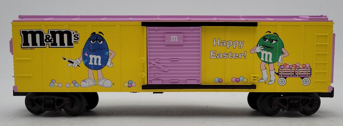 MTH 30-74641 O Gauge M&M's Easter Boxcar LN/Box