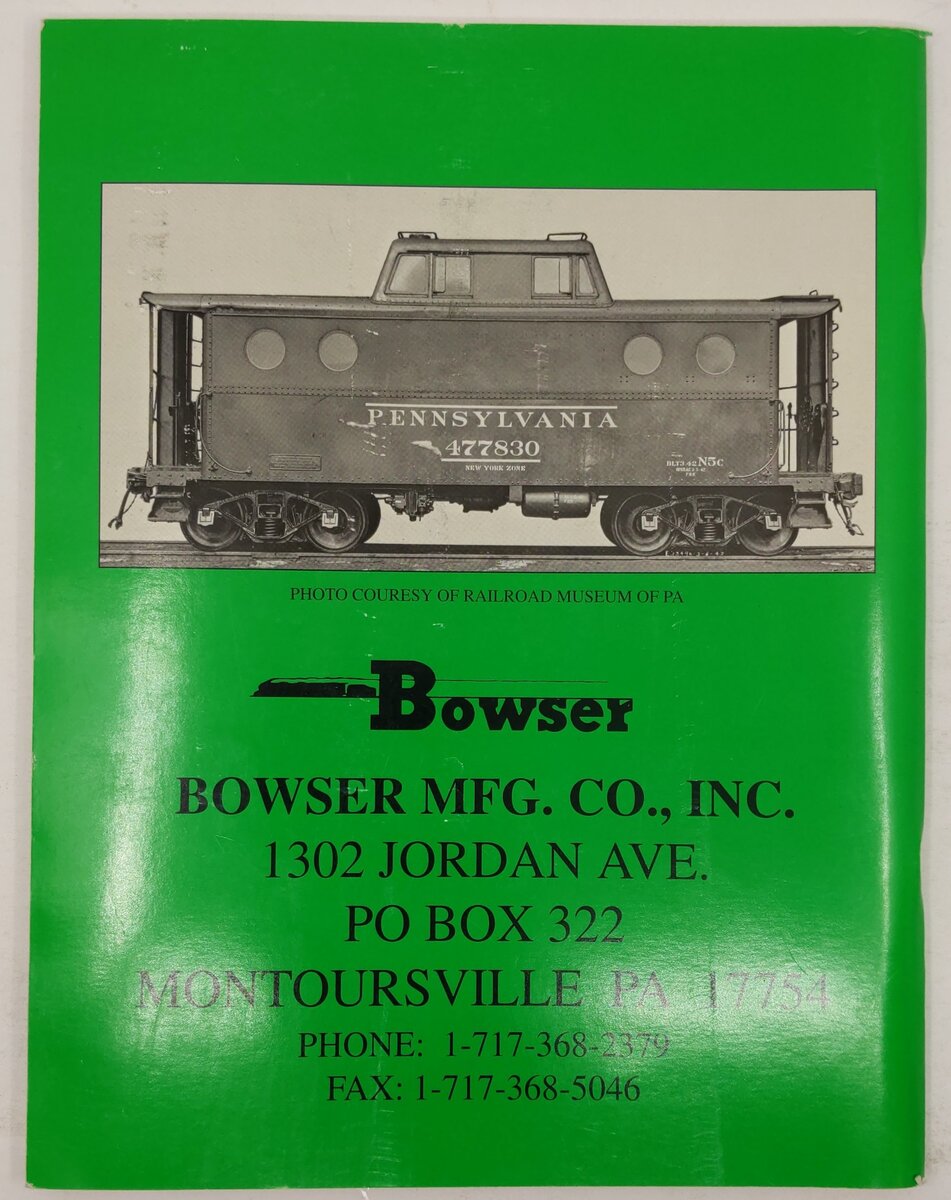 Bowser: HO Reference Manual Paperback Book VG