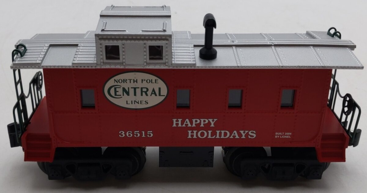 Lionel 6-36515 O gauge North Pole Central Happy Holidays Caboose LN/Box