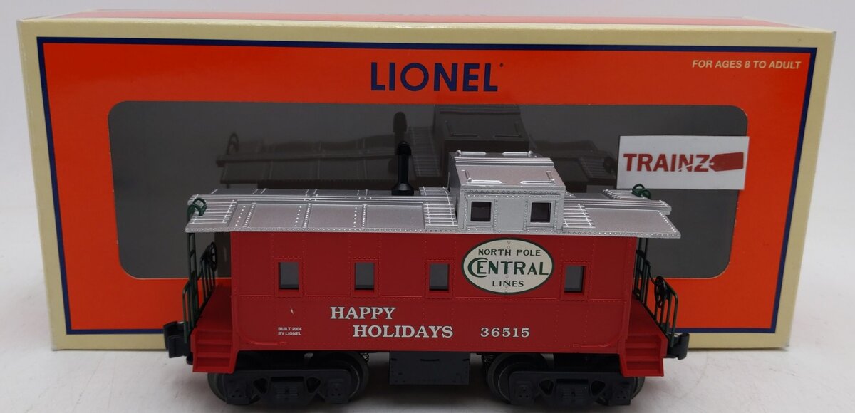 Lionel 6-36515 O gauge North Pole Central Happy Holidays Caboose LN/Box