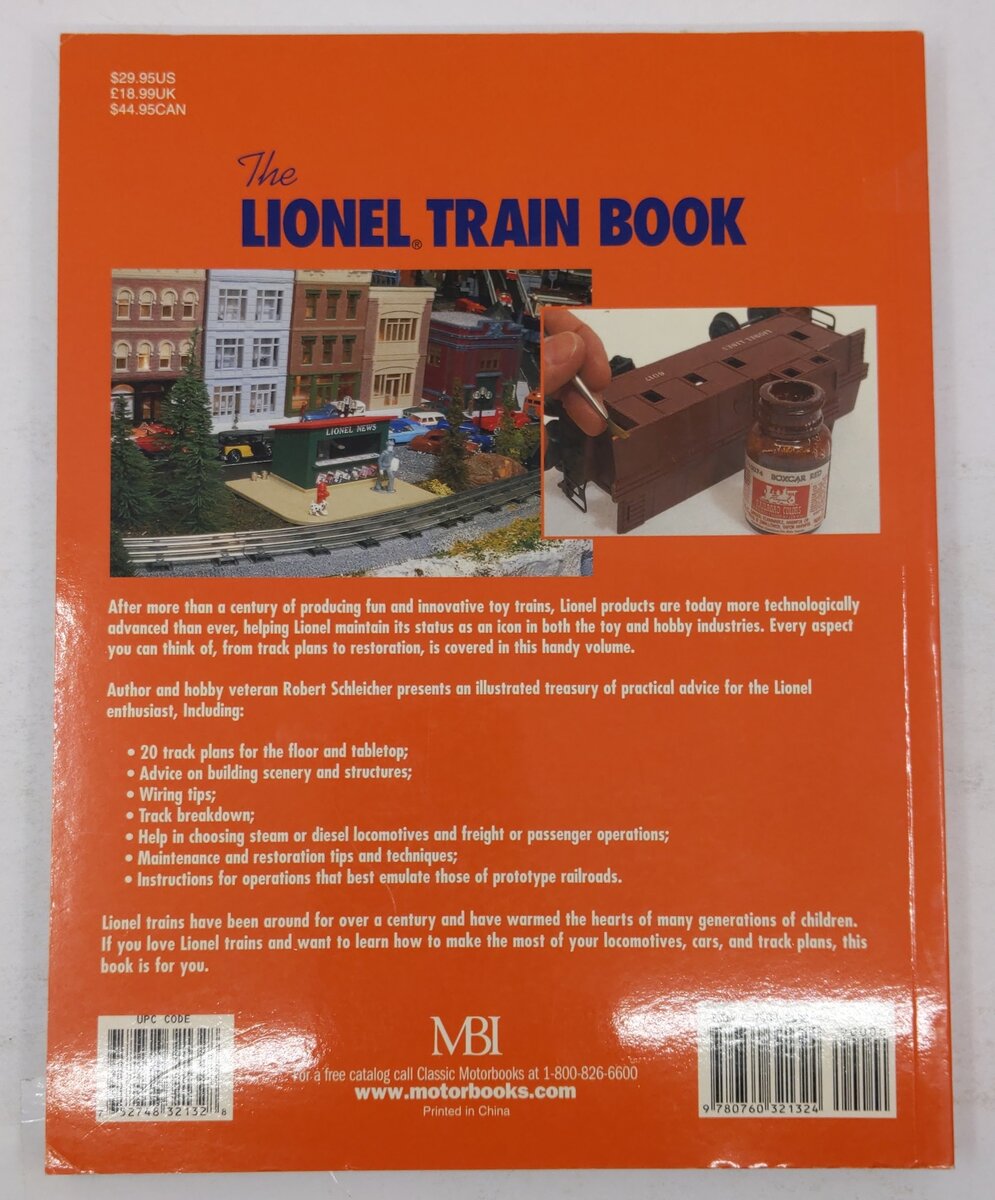 The Lionel Train Book Paperback Book By Robert Schleicher EX