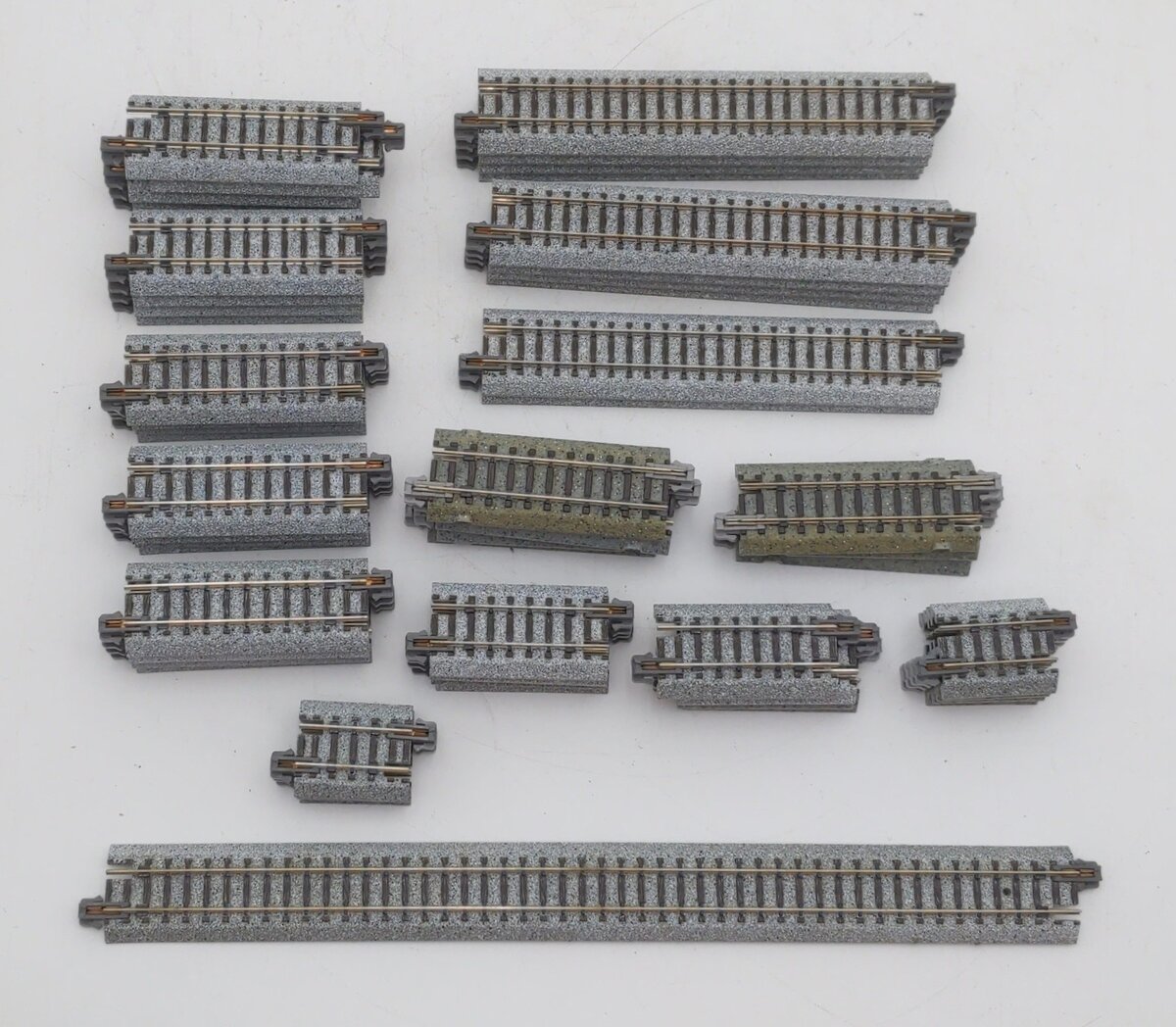 Kato N Scale Assorted Straight Unitrack Track Sections [54] EX