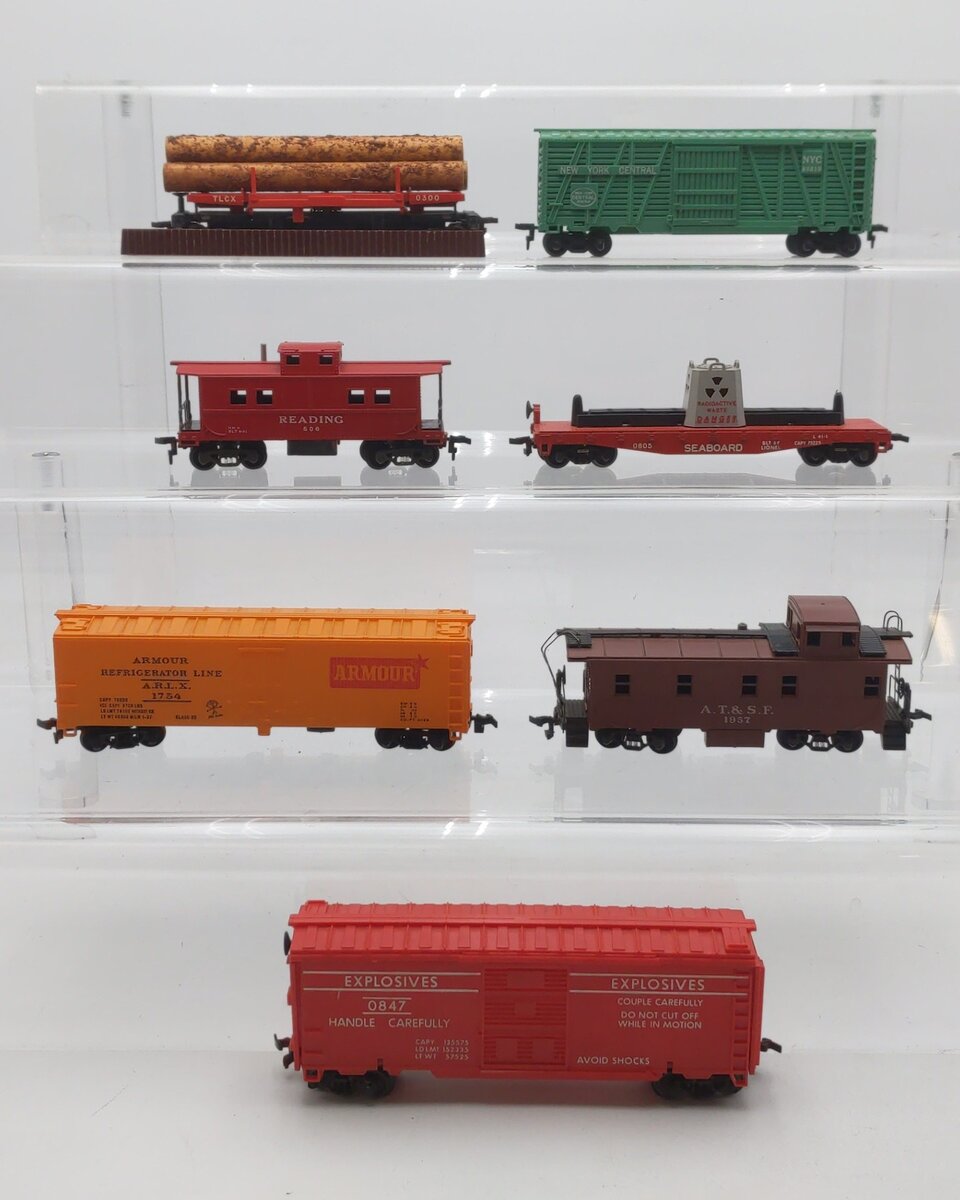 Lionel & Others HO Freight Cars: 1957, 1754, 33819, 0300, 0805, 0847, 506 [7] VG