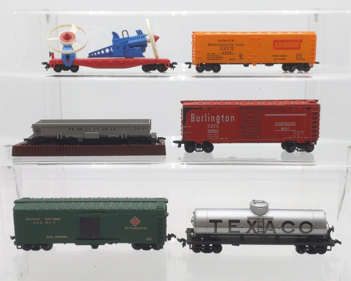 Lionel & Others HO Scale Assorted Freight Cars [6] VG