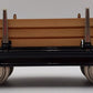 MTH 10-1071 Standard Gauge 211 Tinplate Black Flatcar with Wood Load EX