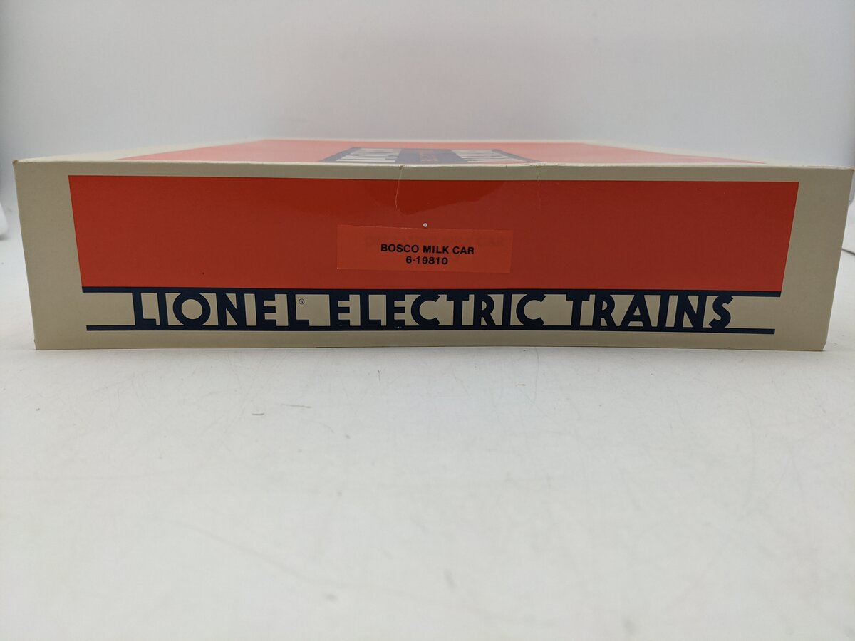 Lionel 6-19810 O Gauge Bosco Products Operating Milk Car Set EX/Box