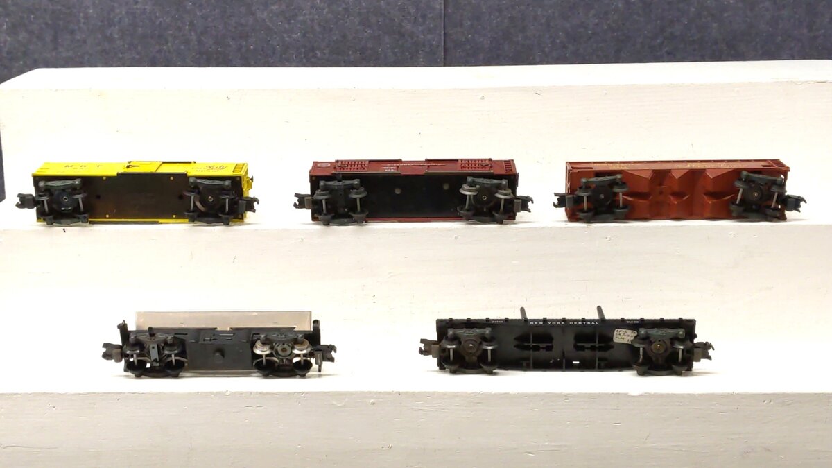 American Flyer Vintage S Gauge PW Freight Cars: 914, 937, 976, 24216, 24562 [5] VG