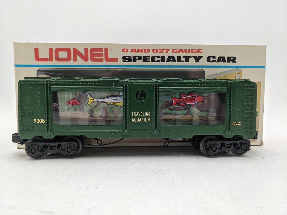 Lionel 6-9308 O Gauge Operating Aquarium Car EX/Box