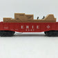 Lionel 6-9307 O Gauge Erie Animated Cop & Hobo Gondola #9307 EX/Box