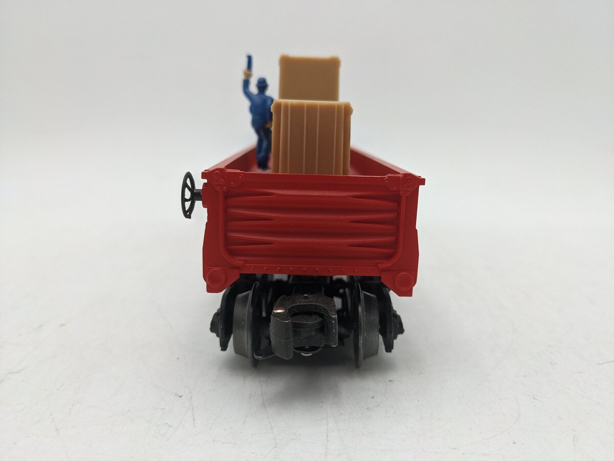 Lionel 6-9307 O Gauge Erie Animated Cop & Hobo Gondola #9307 EX/Box