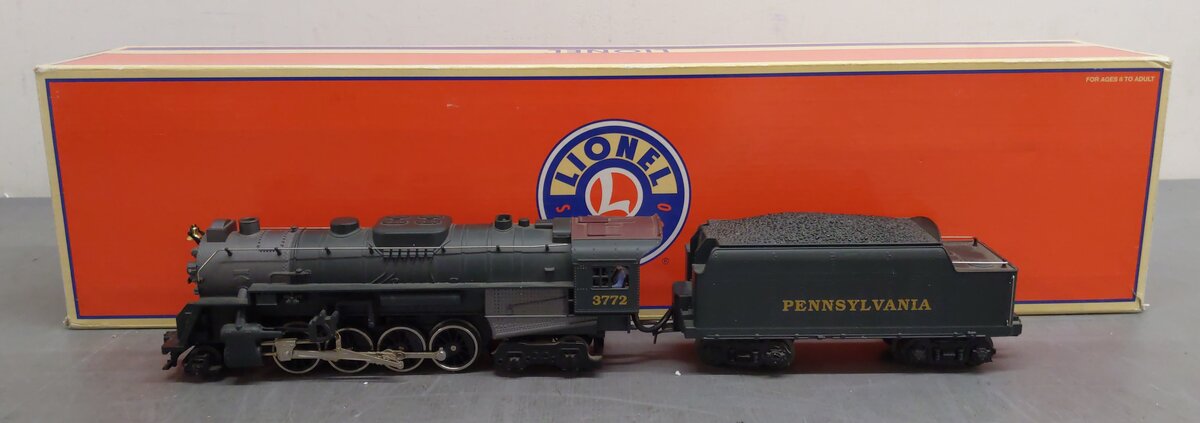 Lionel 6-28709 Pennsylvania 2-8-4 Berkshire Steam Locomotive & Tender w/RS #3772 EX/Box